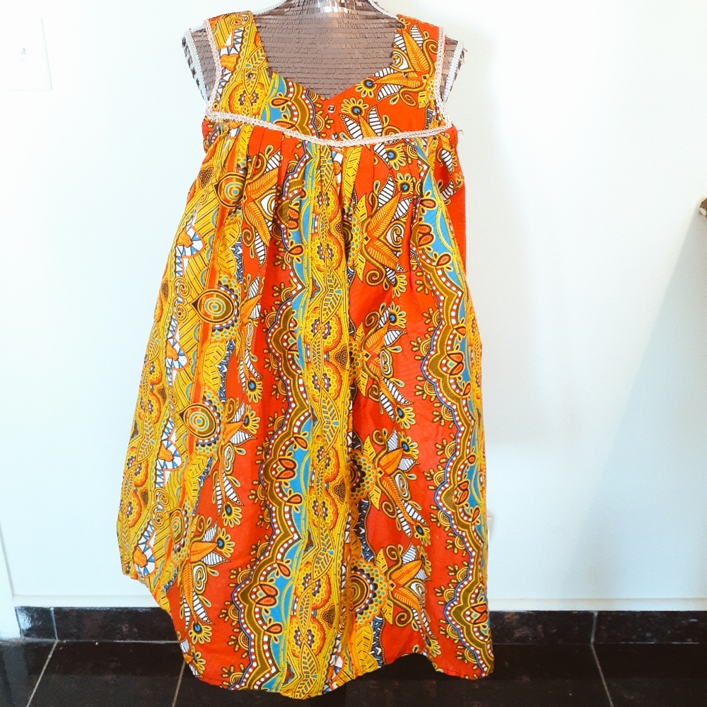 African print ,ankara, women dress, medium size,un